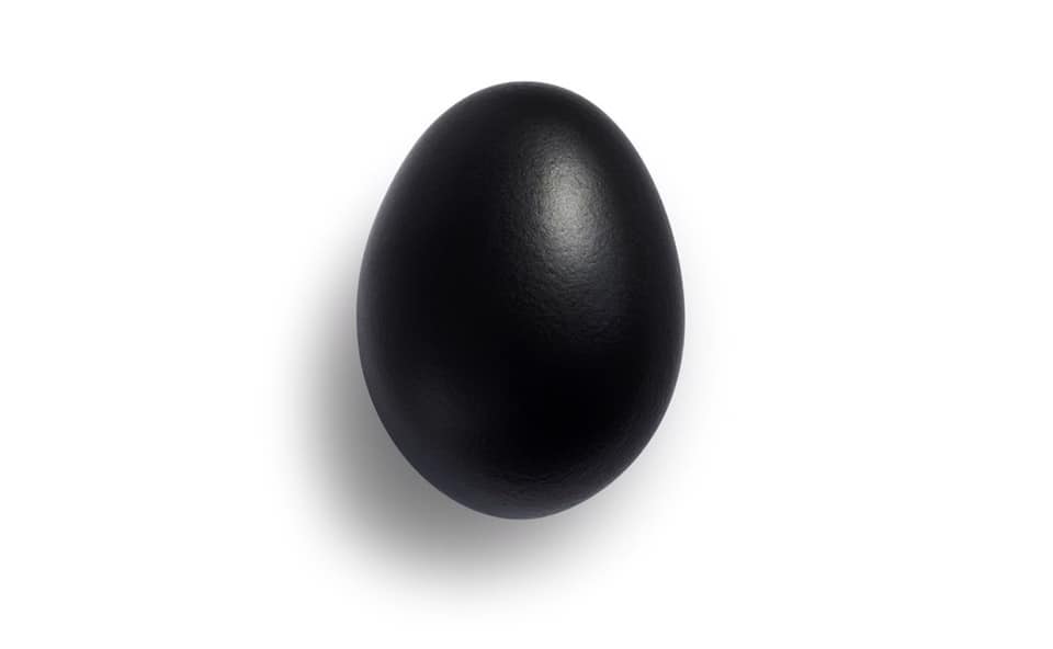 Black-egg-easter
